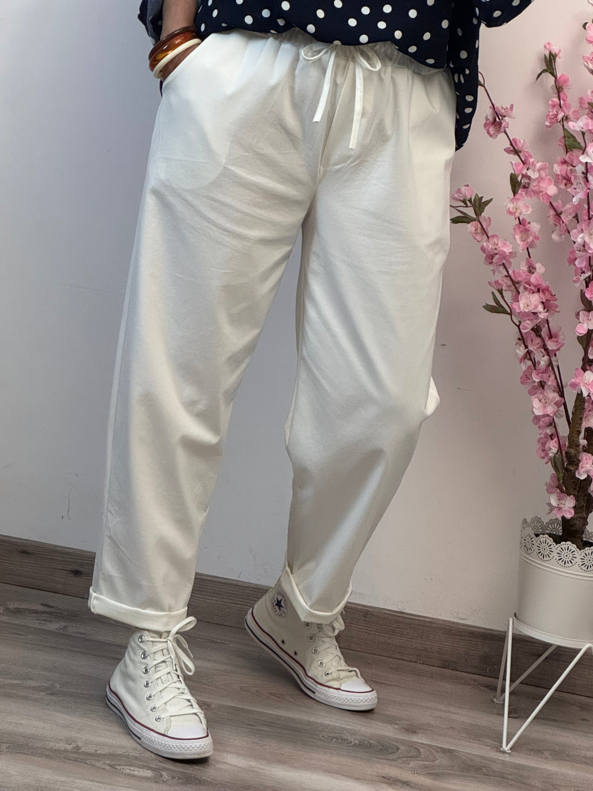 Pantalon Sacha blanc TU 42/50