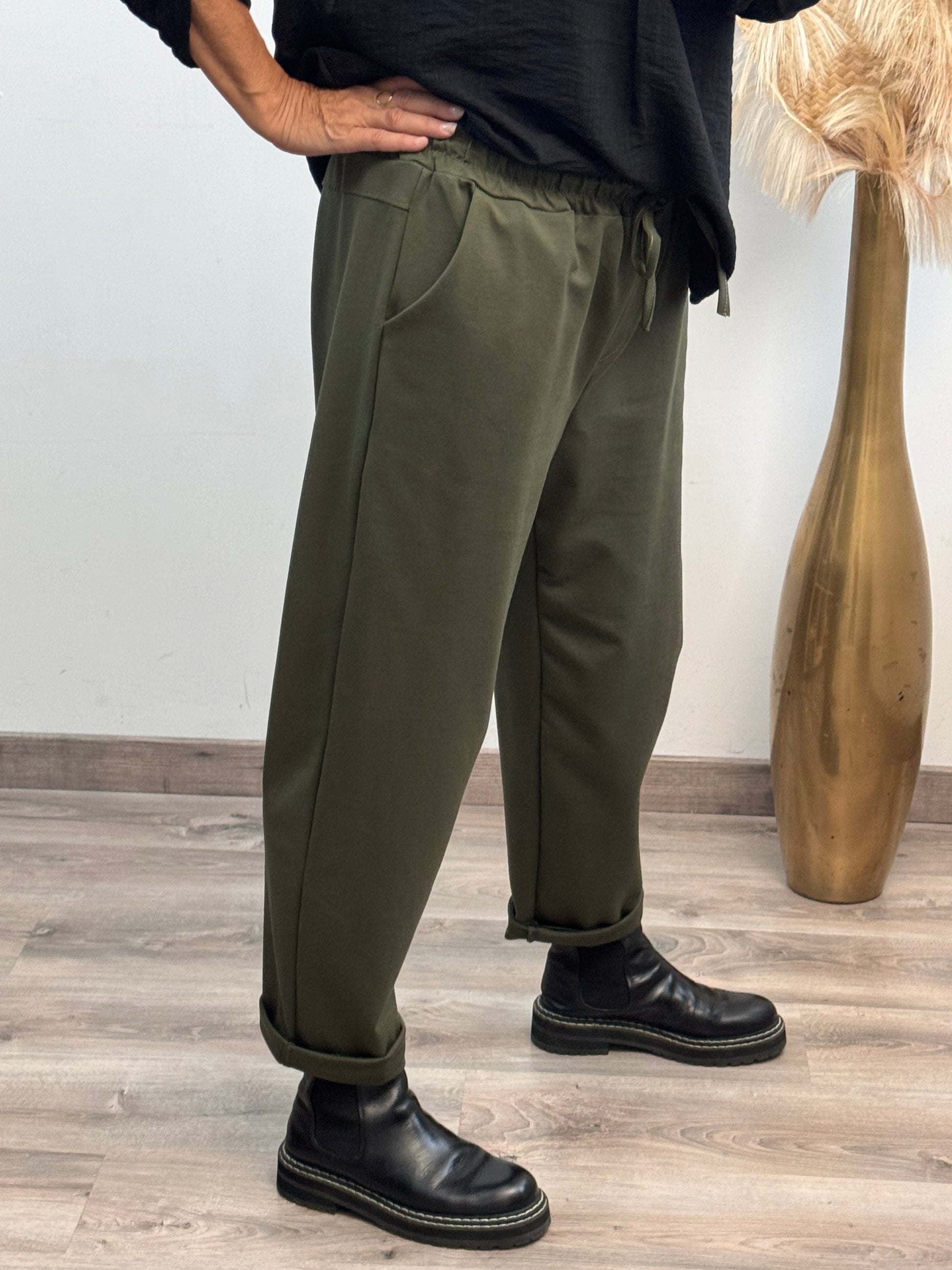 Pantalon Sacha kaki TU 42/50