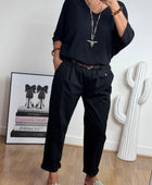 Pantalon confort Arthur noir TU 38/48