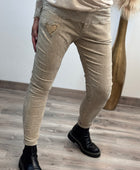 Pantalon velours beige