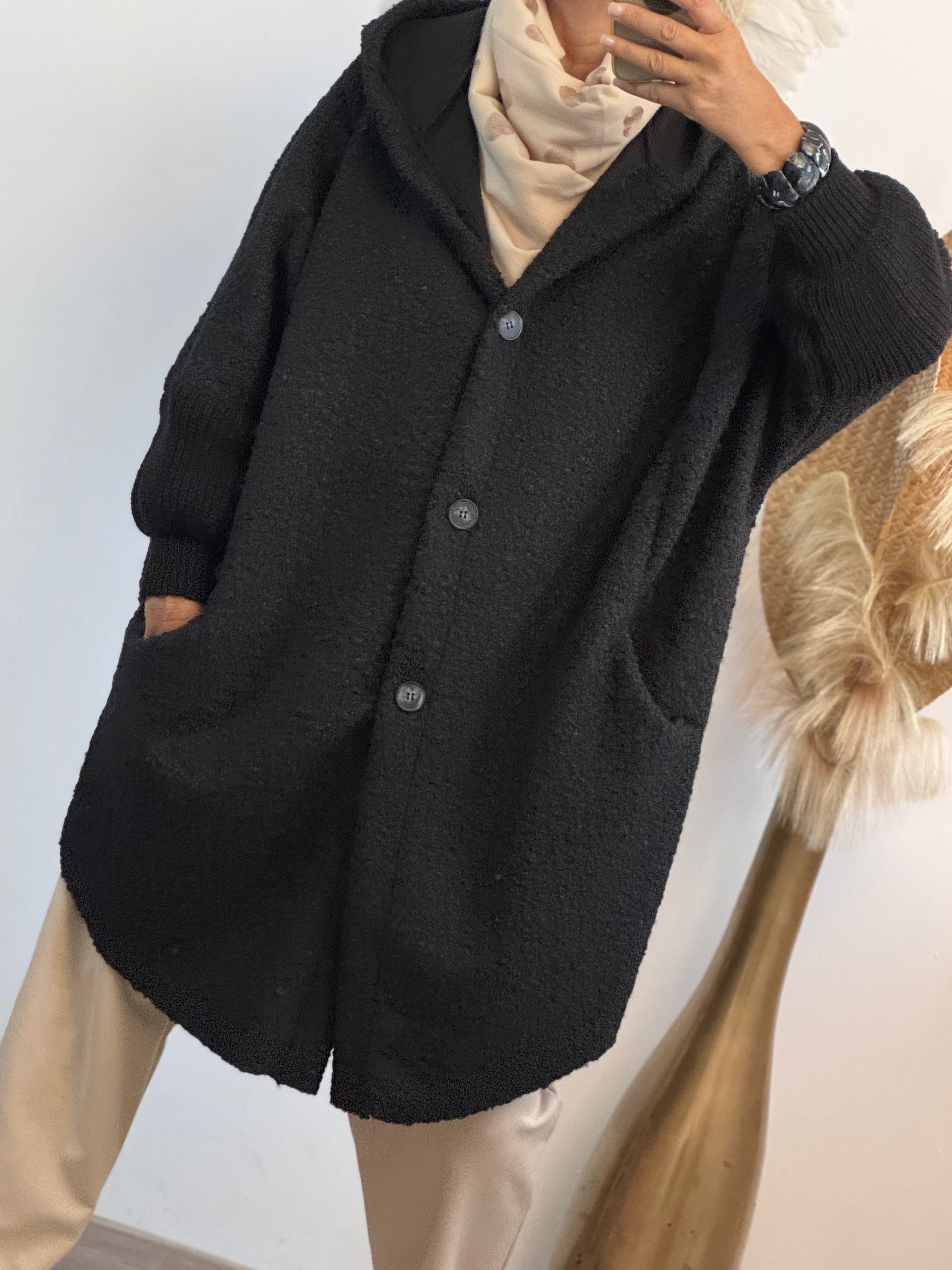 Manteau Marceau noir