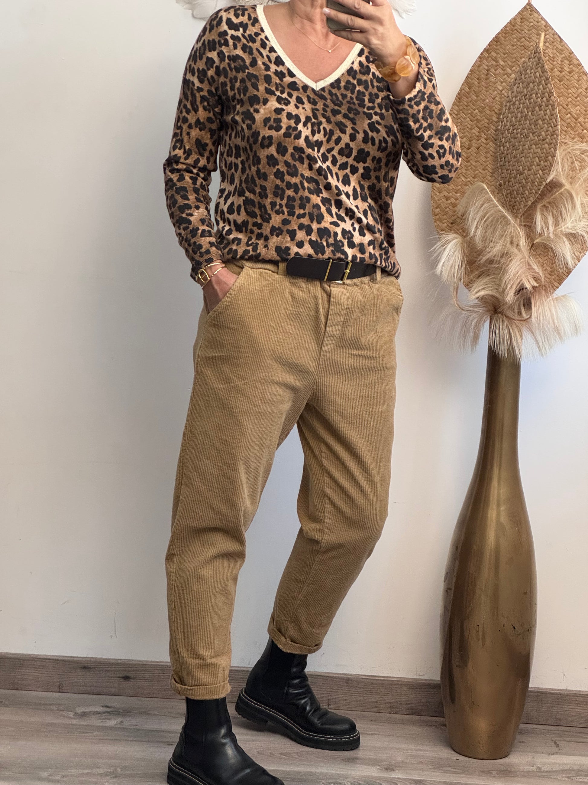 Pull fin Léo