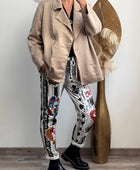 Blouson perfecto suédine beige TU 46/52