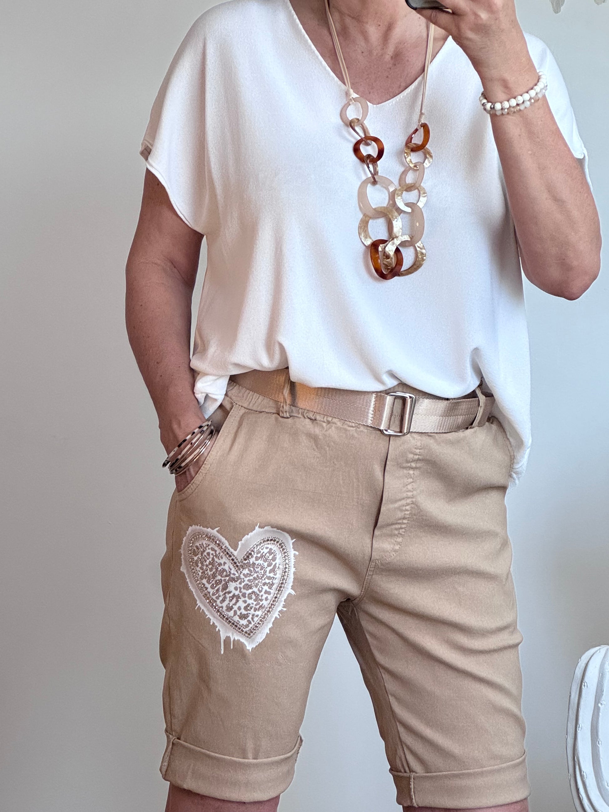 Bermuda ou short cœur
