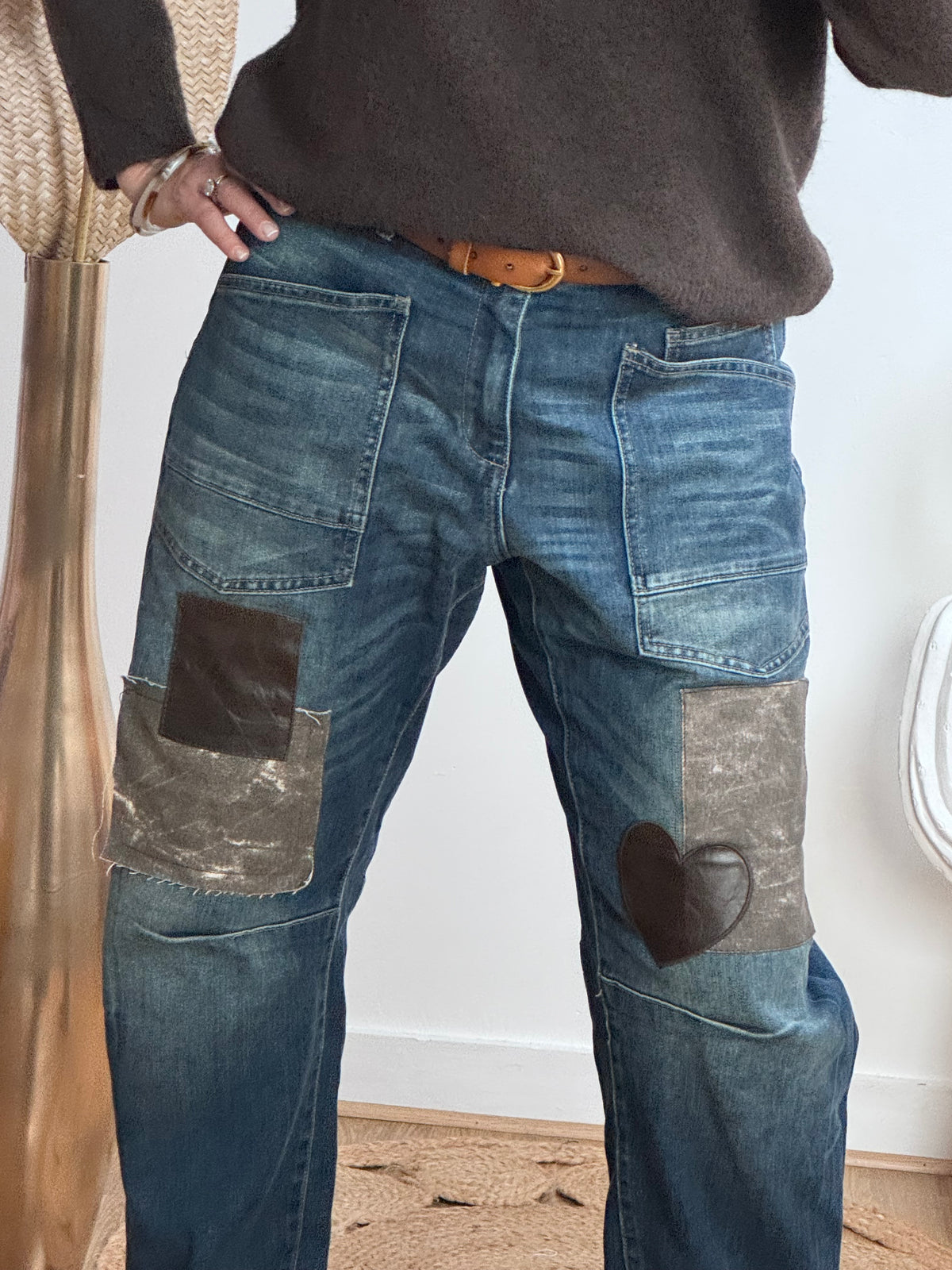 Jeans boy friend patchs