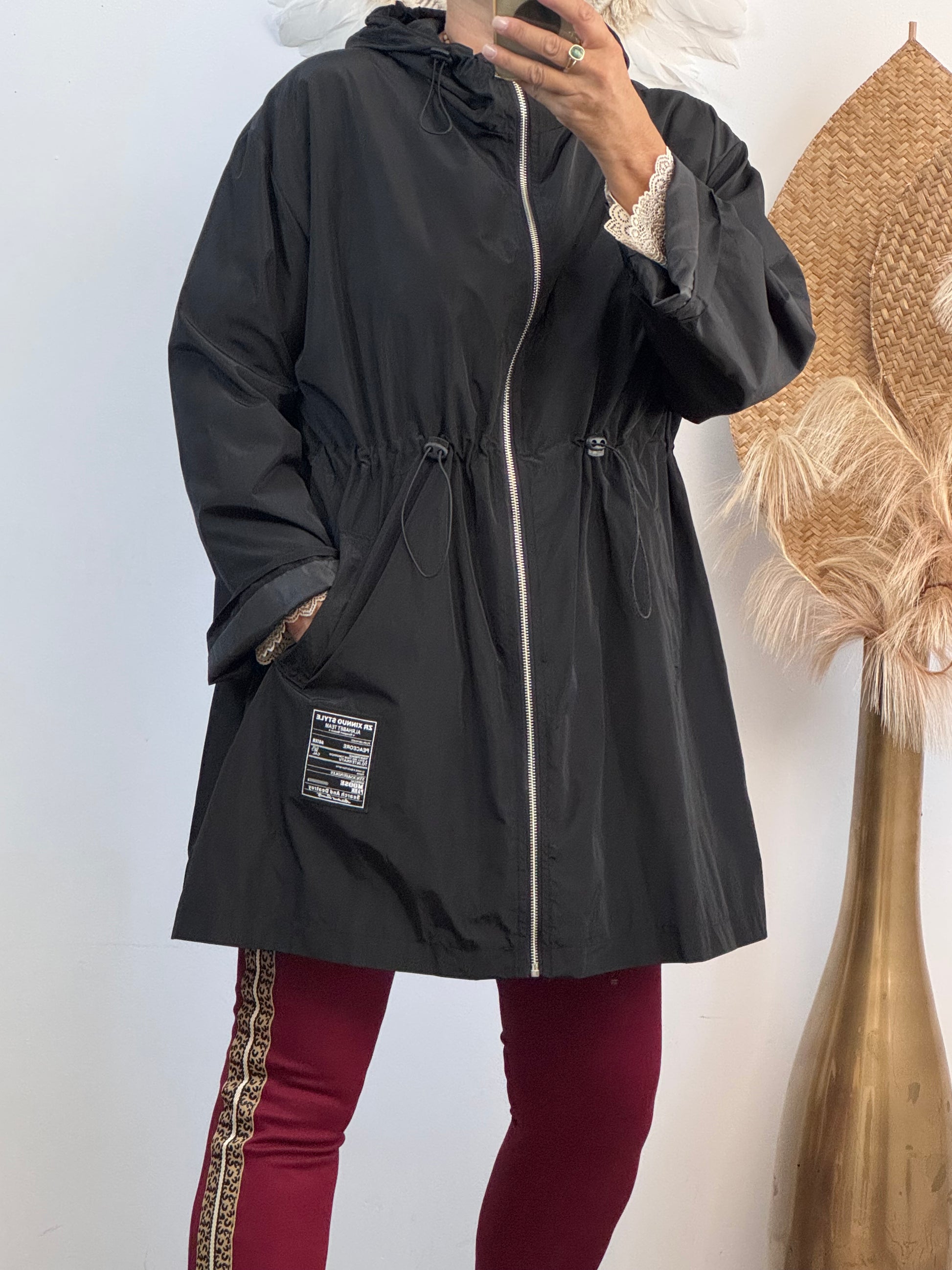 Veste coupe vent noire