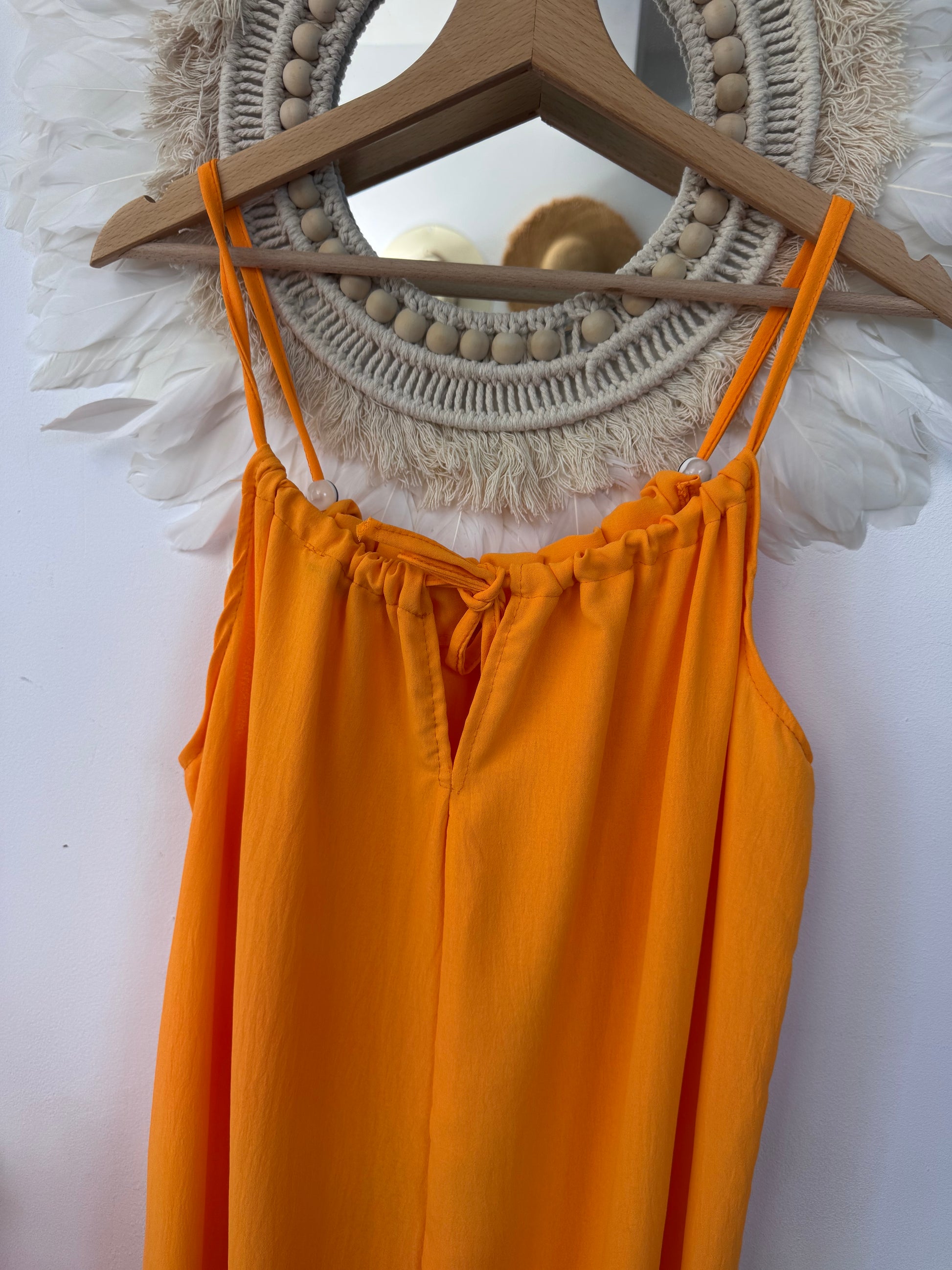 Robe longue Agathe orange