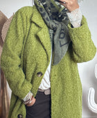 Manteau vert pistache