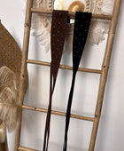 Ceinture cuir daim noir ou marron