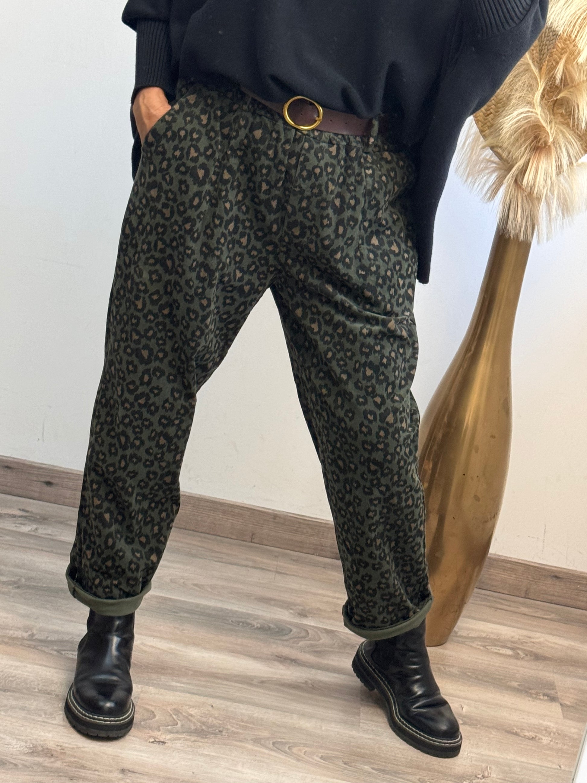 Pantalon Tiago kaki