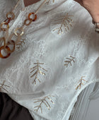 Blouse bohème blanche