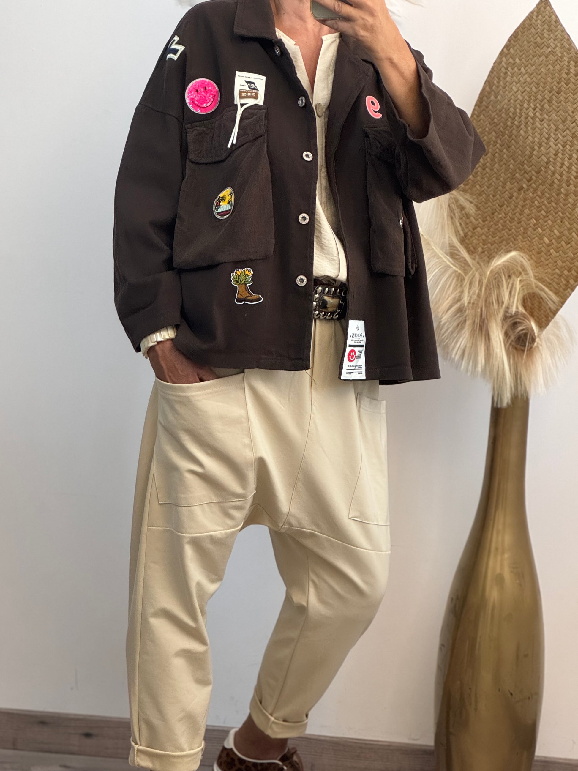 Veste marron casuel