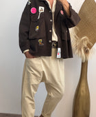 Veste marron casuel