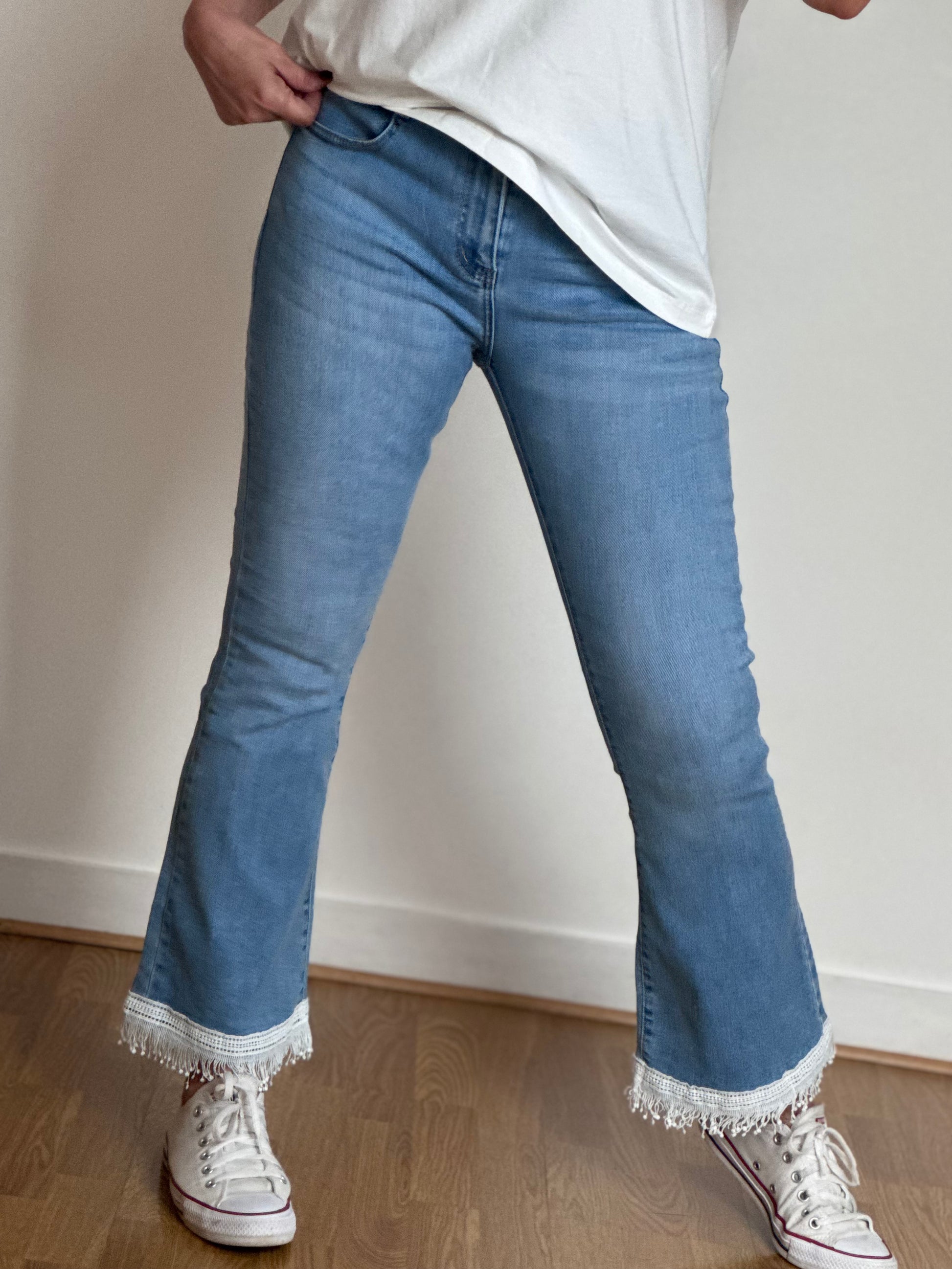 Jeans bohème Taille du 38 au 48