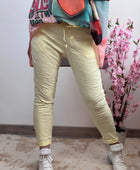 Pantalon magique jaune pâle TU 36/42