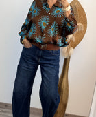 Chemise soleil marron