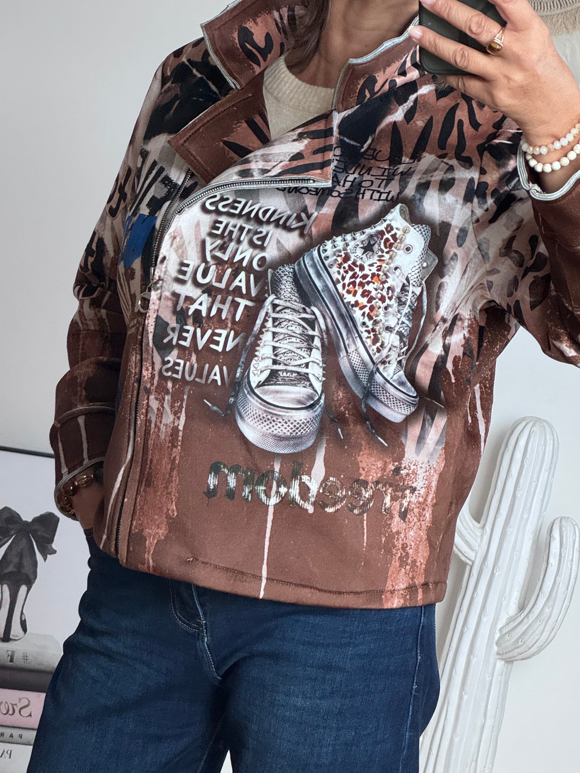 Blouson Perfecto Sneakers 🤎