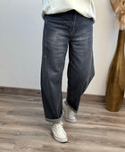 Jean balloon gris