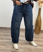 Jeans balloon bleu