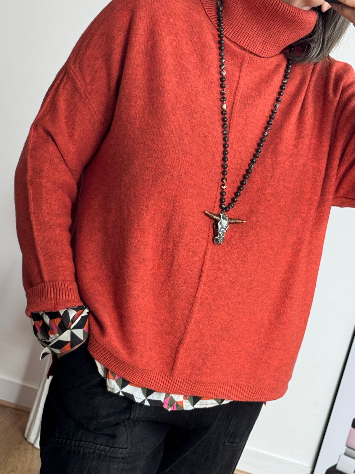 Pull So Chic terracotta