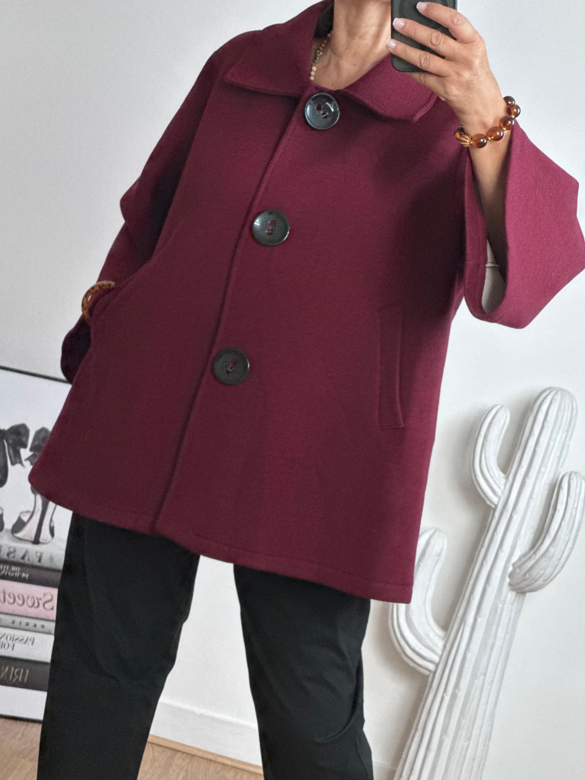 Veste Kennedy bordeaux TU 40/50