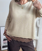 Pull Oscar beige