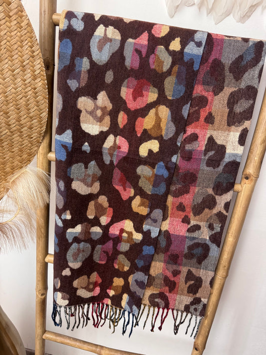 Écharpe Léo multicolore