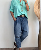 Blouse Lisa turquoise TU 36/44
