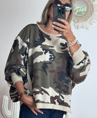 Sweat-shirt oversize camouflage TU 38/50