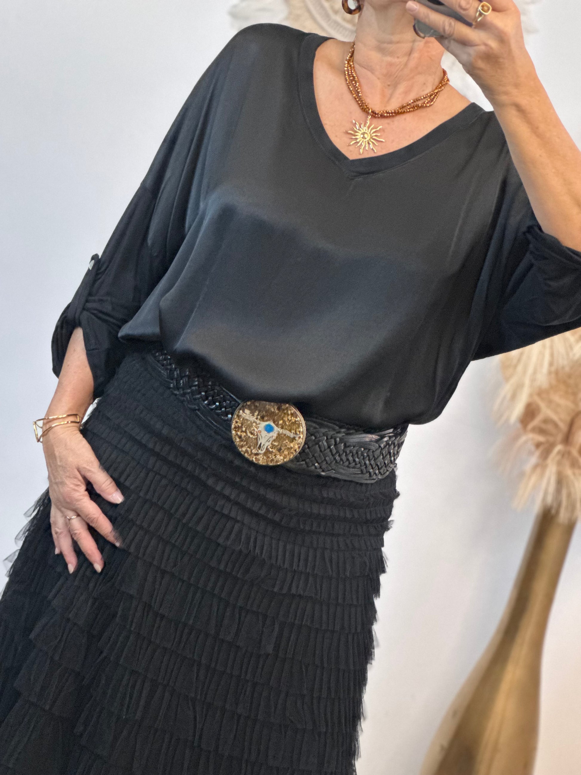 Haut bi matière noir