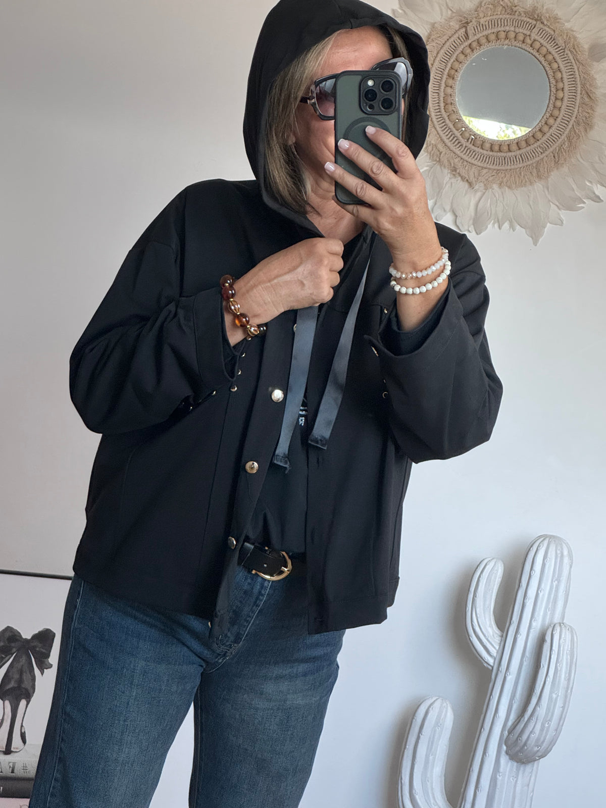 Veste casuel Gold noir