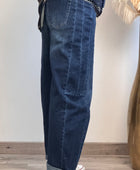 Jeans barrel bleu