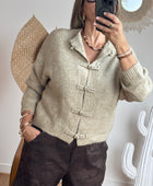 Cardigan Kyoto beige