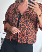 Veste Léo terracotta