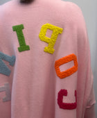 Pull oversize copine rose TU 40/54