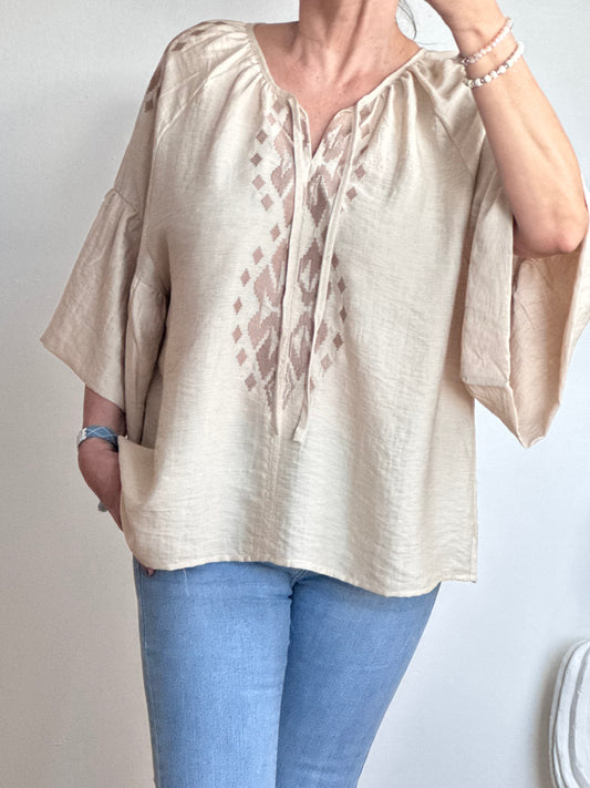 Blouse Elise beige