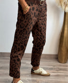 Pantalon Léo marron foncé