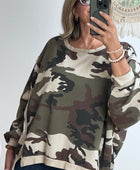 Sweat-shirt oversize camouflage TU 38/50