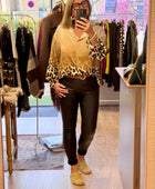 Pantalon jean skinny enduit noir du 38 au 50