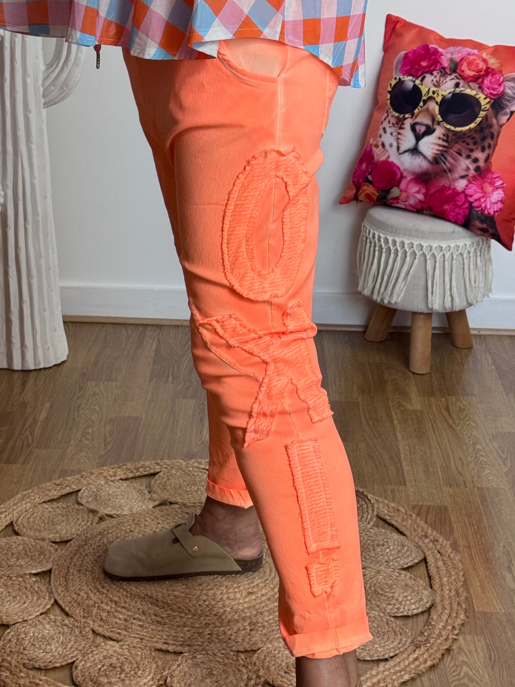 Pantalon saroual orange OK !