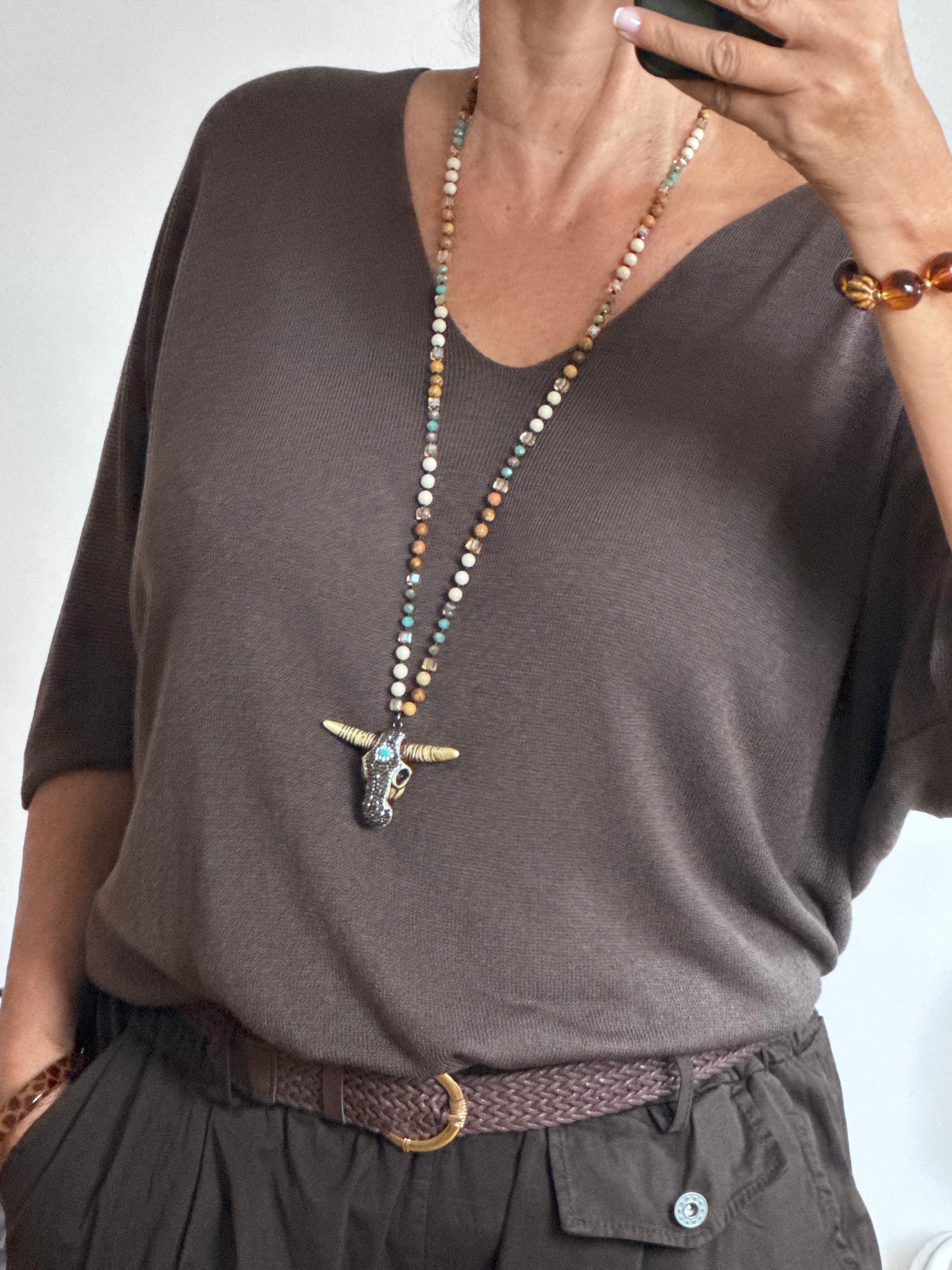 Pull en modal marron TU 42/50