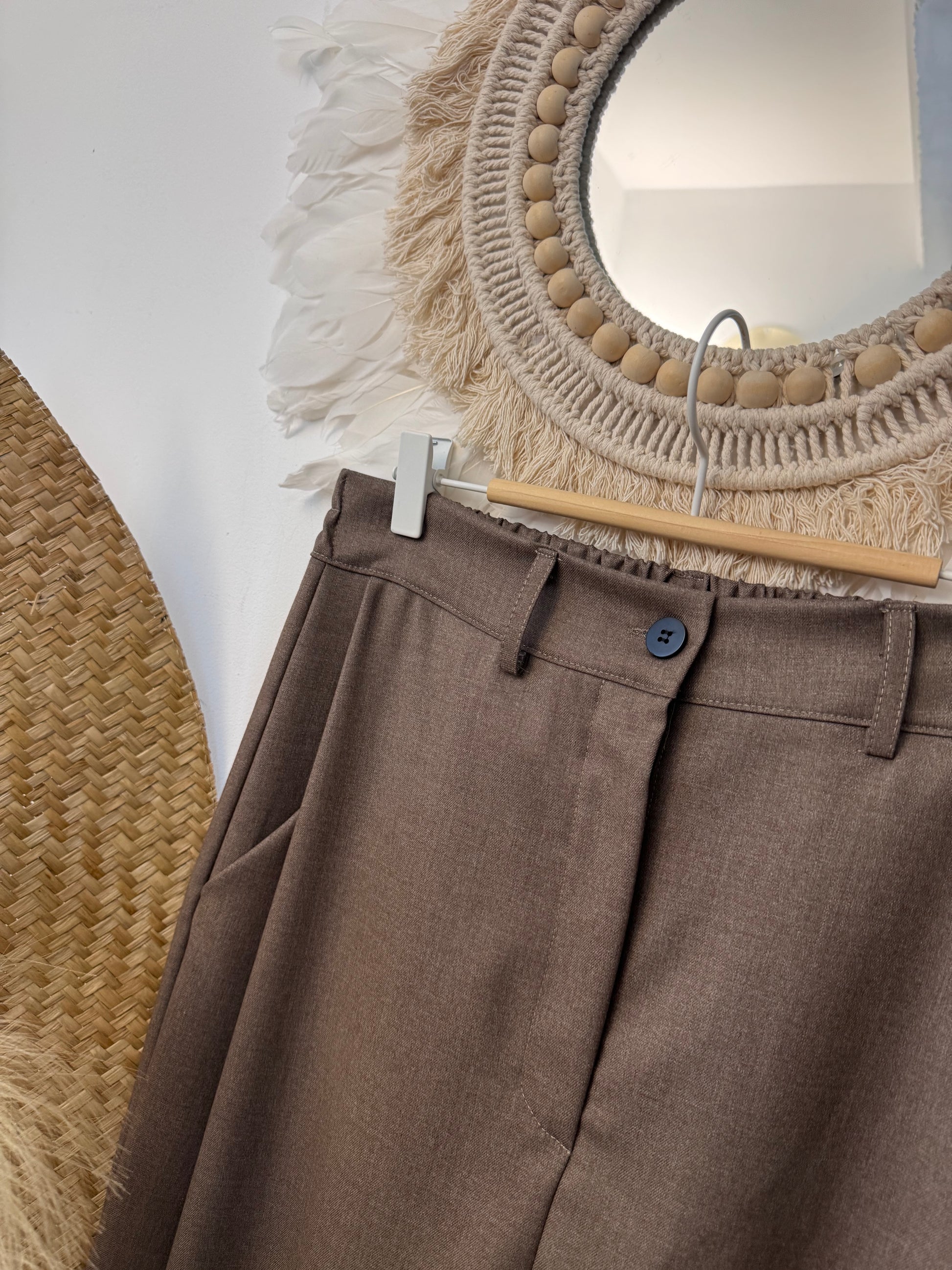 Pantalon saroual marron