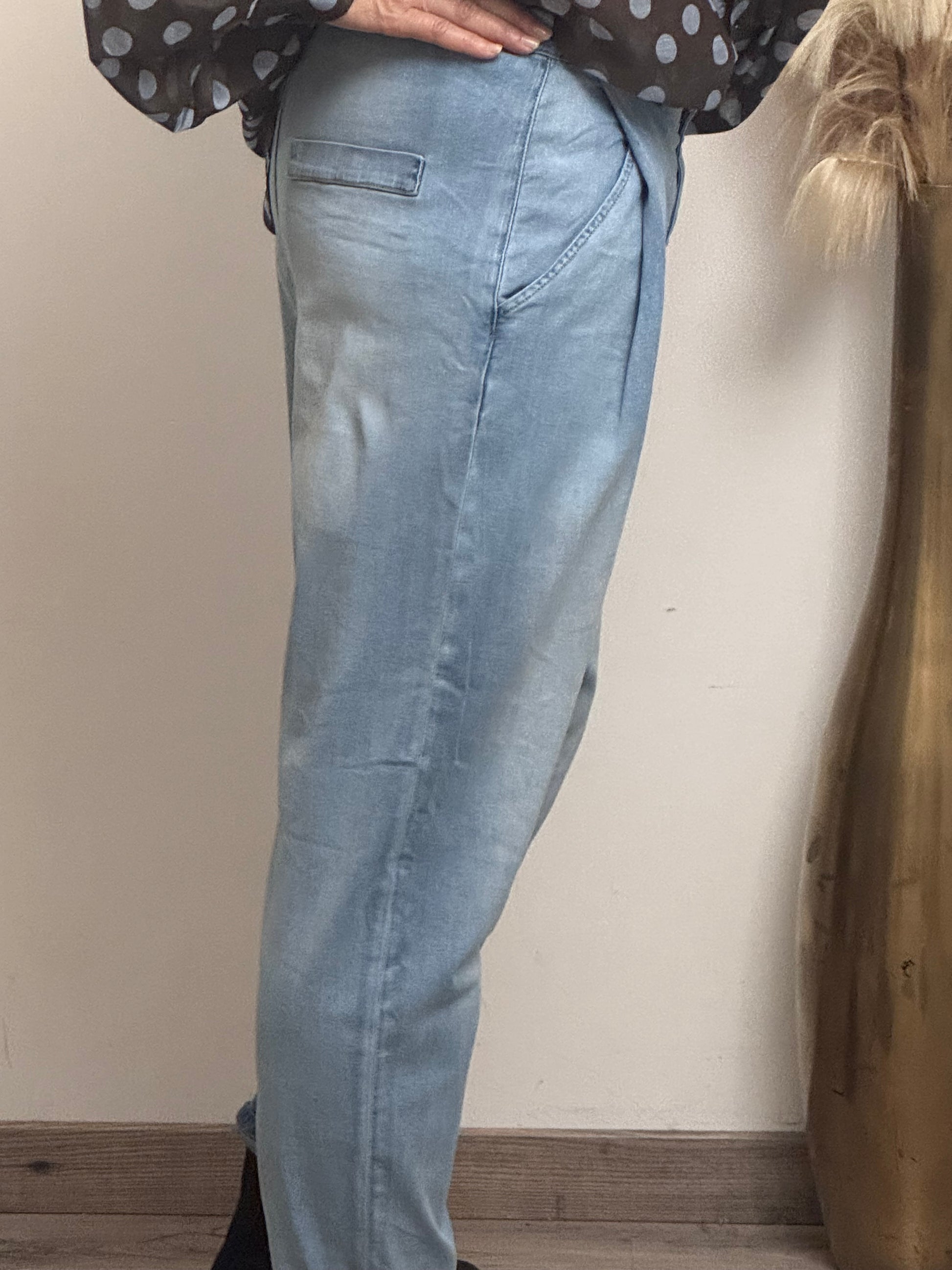Jeans saroual bleu