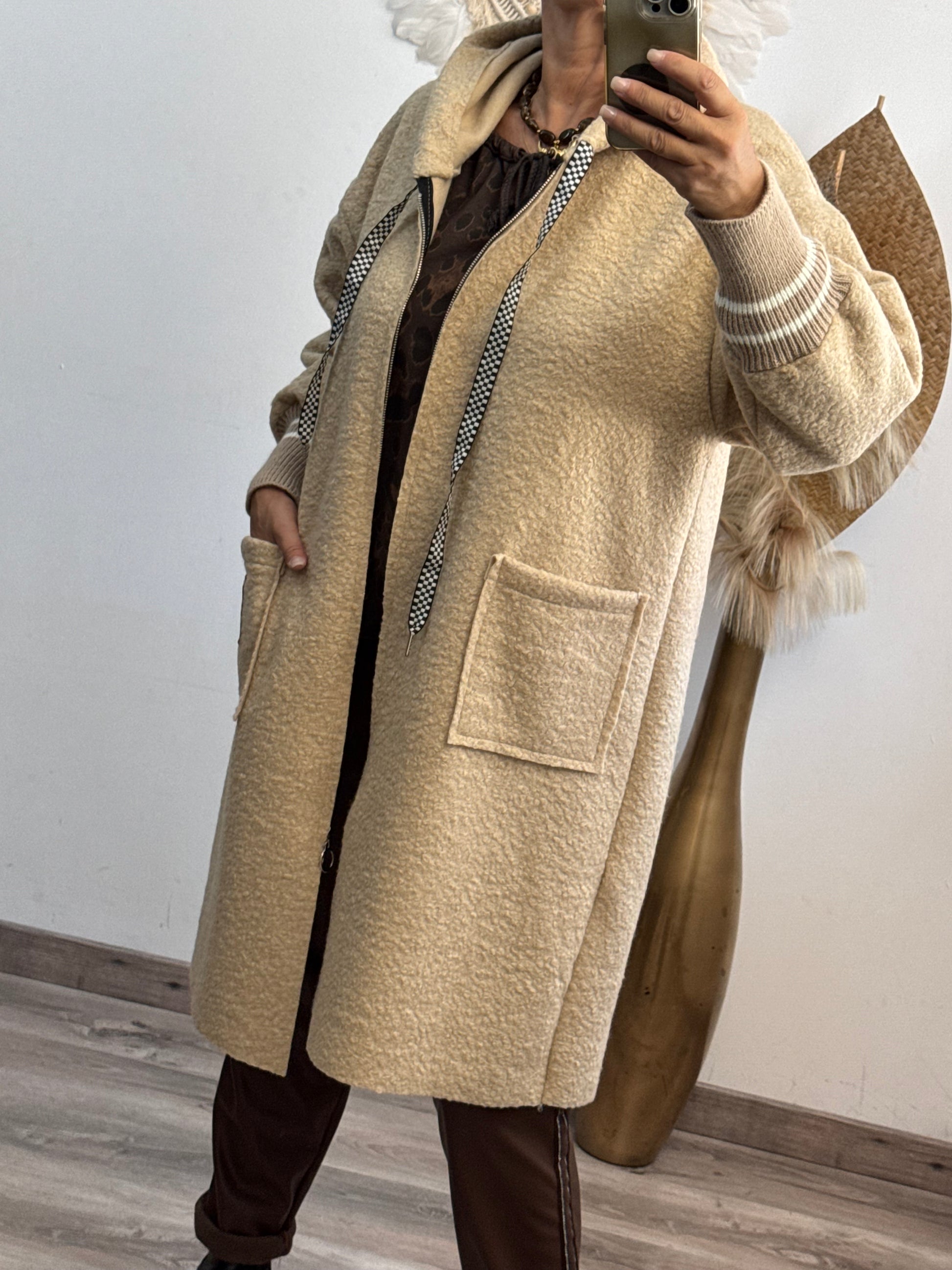 Manteau Octave beige