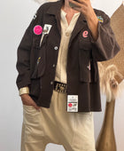 Veste marron casuel