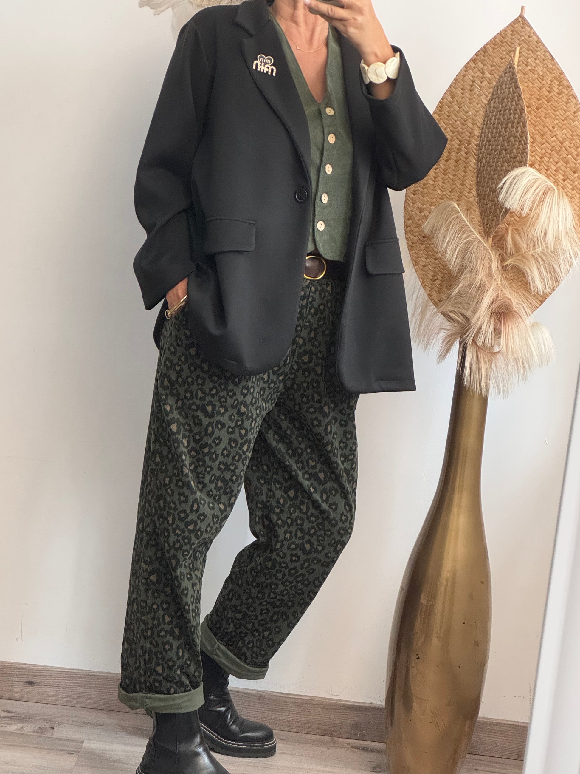 Pantalon Tiago kaki