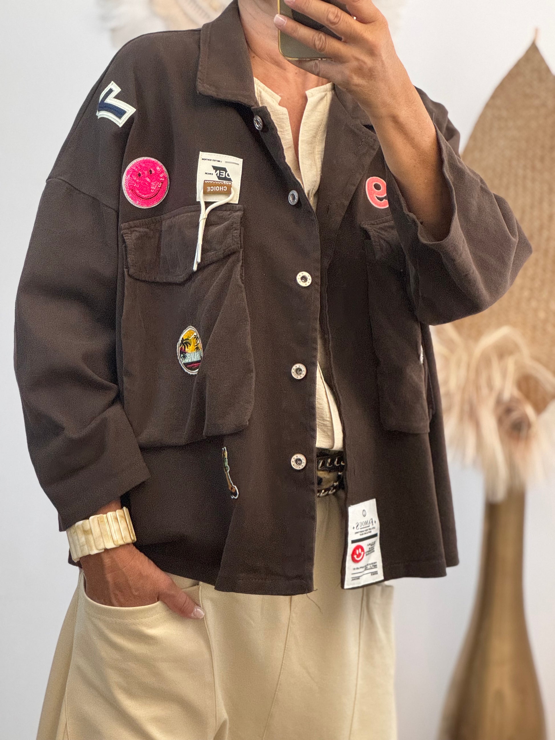 Veste marron casuel