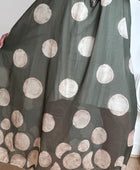 Robe à pois fond kaki