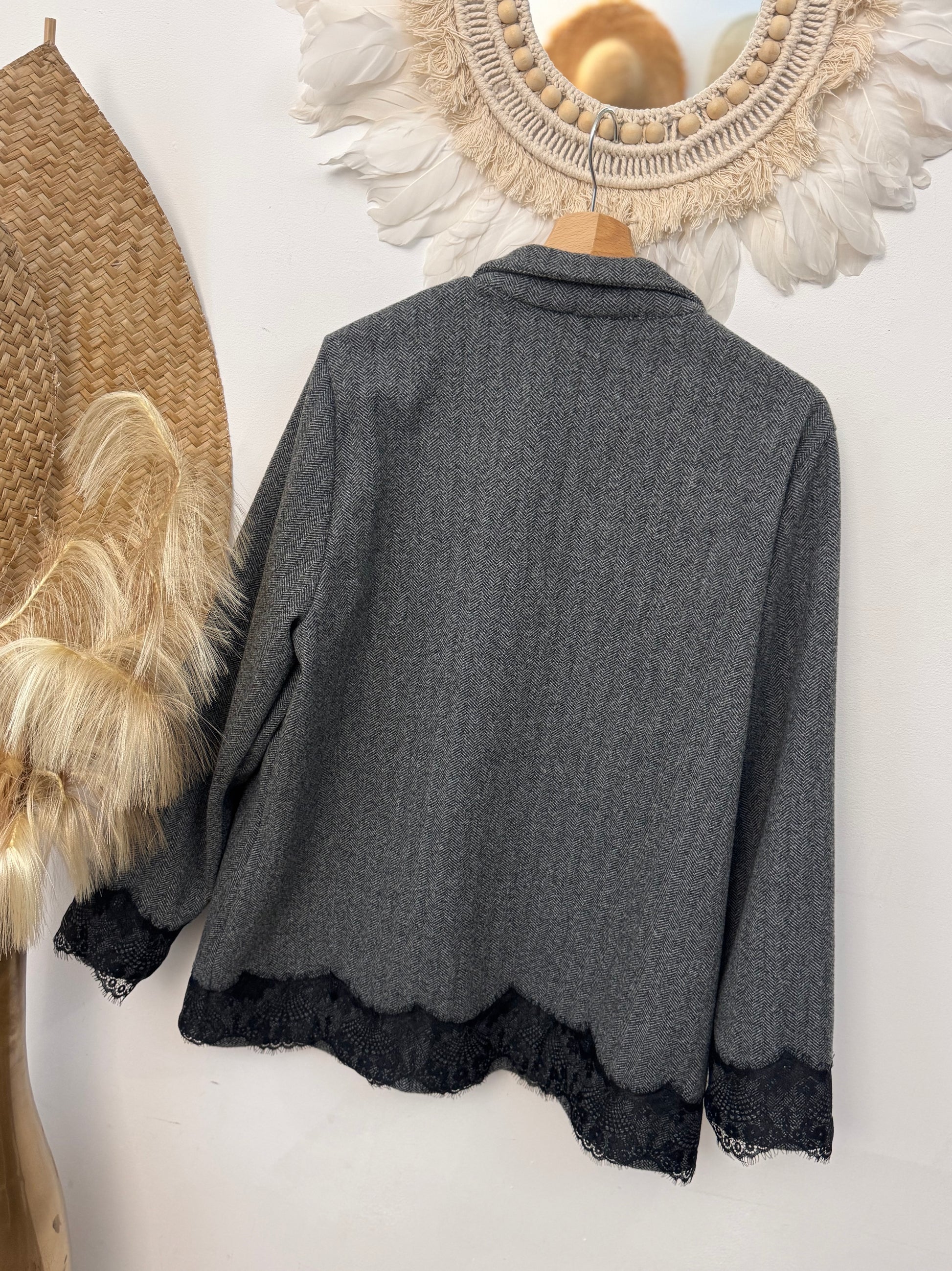 Veste blazer gris chic TU 42/48