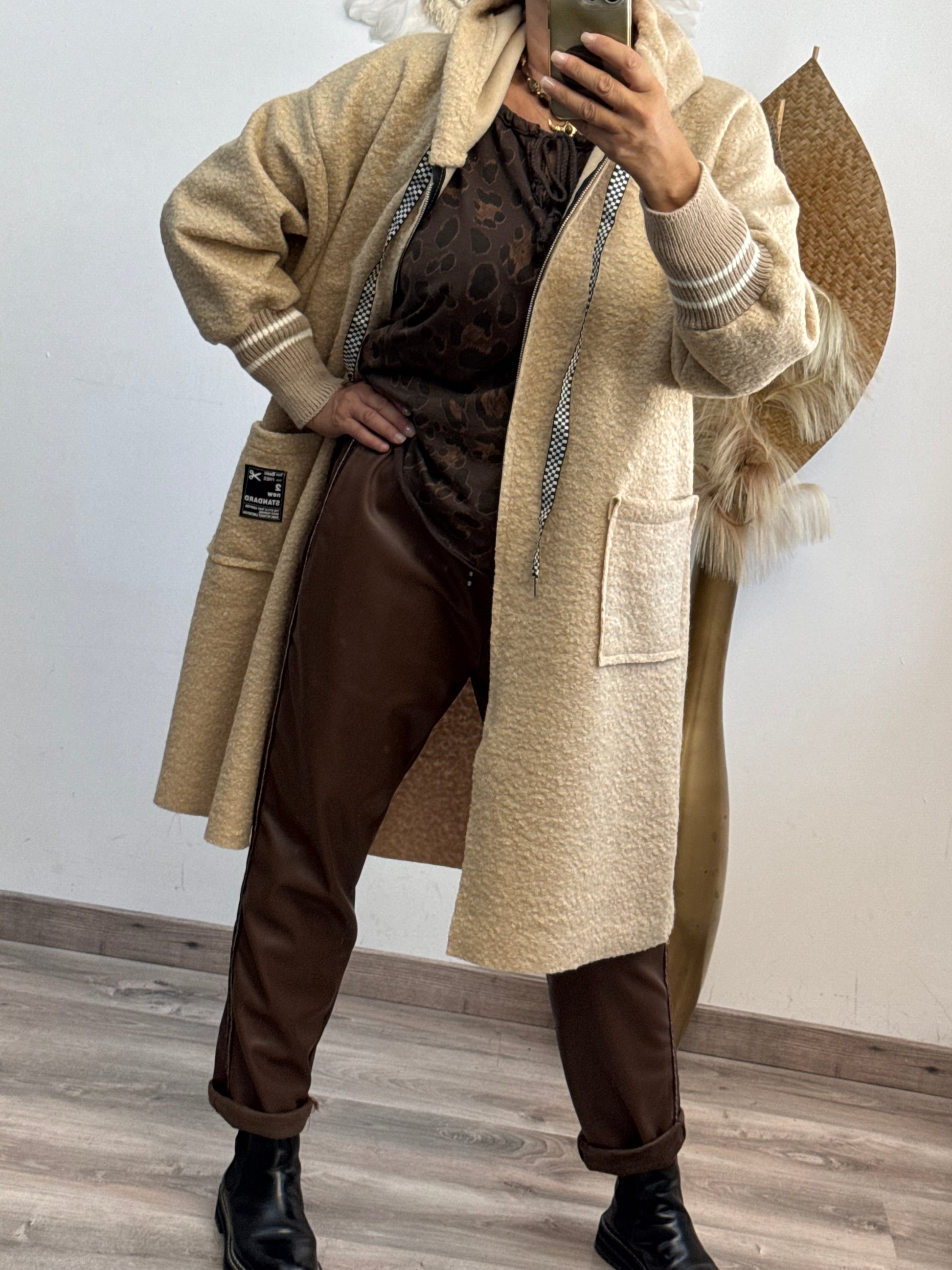 Manteau Octave beige